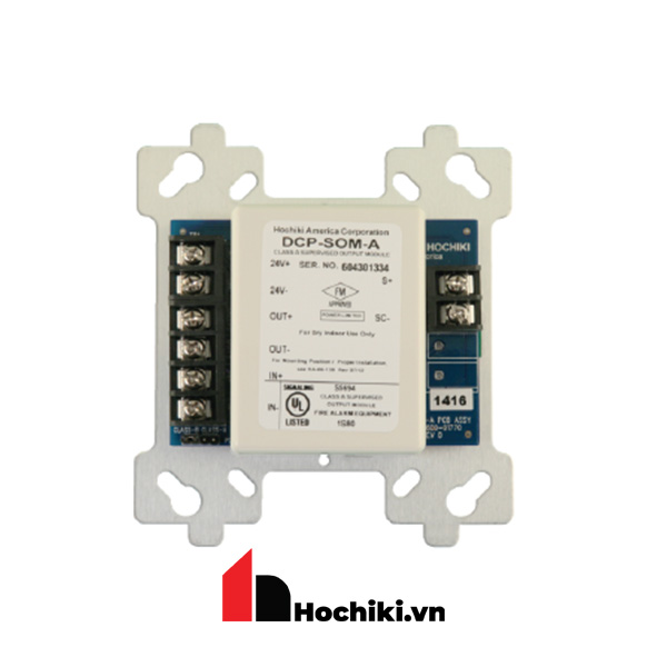 DCP-SOM-A Module đầu ra cho chuông báo cháy được thiết kế để cung cấp khả năng phản hồi vô cùng linh hoạt và nhanh chóng trong trường hợp báo cháy hoặc kích
