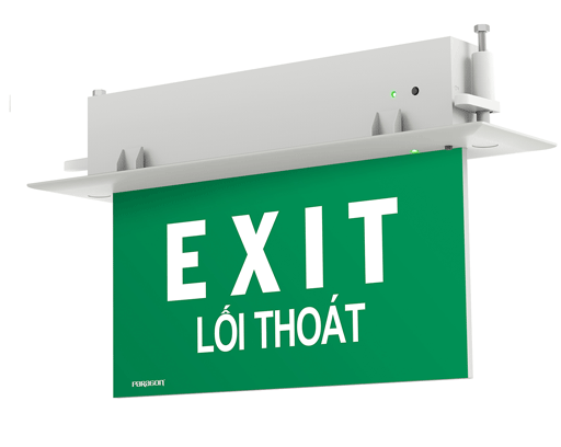 Đèn Exit thoát hiểm Paragon PEXL26U loại âm trần