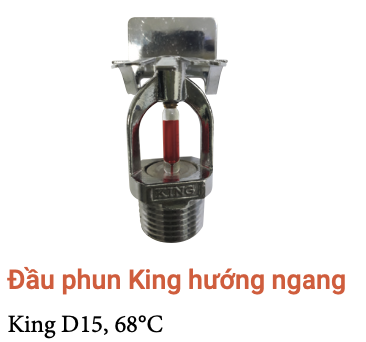 ĐẦU PHUN SPRINKLER KING - CHINA - FPE Việt Nam