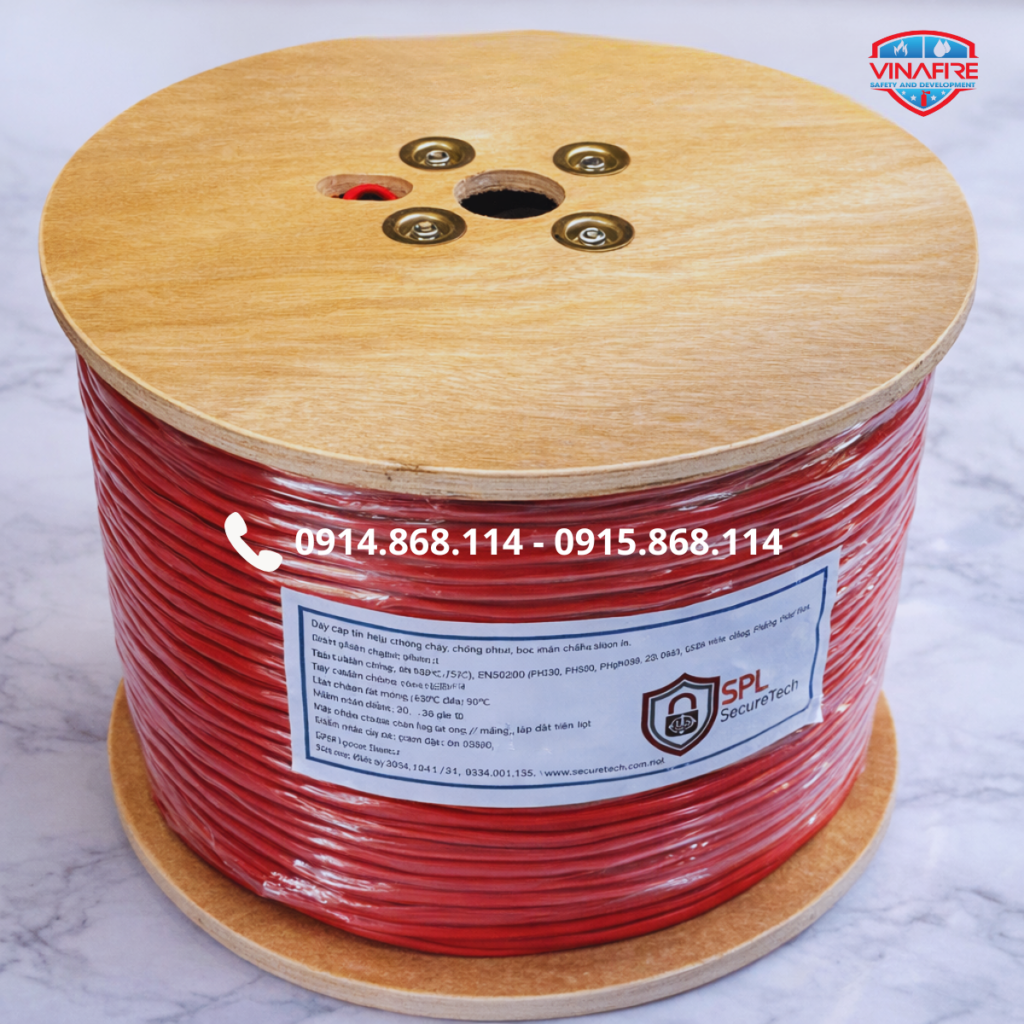 Cáp tín hiệu chống cháy chống nhiễu trong hệ thống PCCC